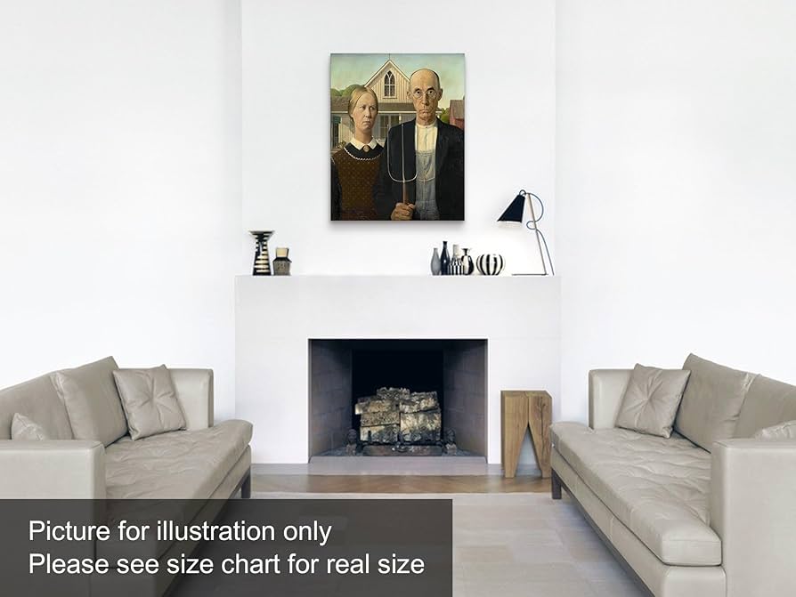 Amazon.co.jp: Niwo ART - アメリカンゴシック、世界で最も有名